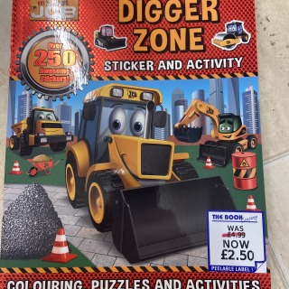Digger Zone Sticker and Activity book