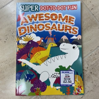 Dot to Dot Awesome Dinosaurs book