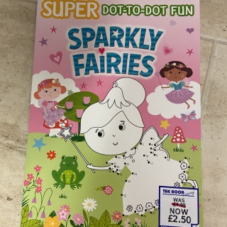 Dot to Dot Sparkly Fairies Book