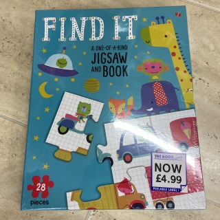 Book and jigsaw - Find it