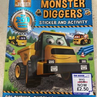 Monster Diggers Sticker and Activity Book