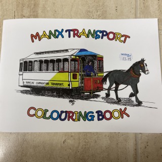Manx Transport Colouring book