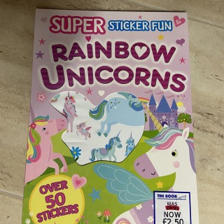 Rainbow Unicorn Sticker Book