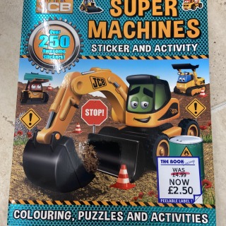 Super Machines Sticker and Activity Book