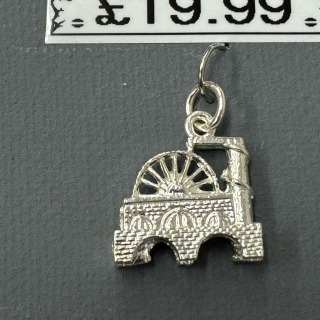Sterling Silver charm Laxey Wheel