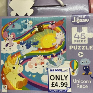 Childrens 45 piece jigsaw. Unicorns