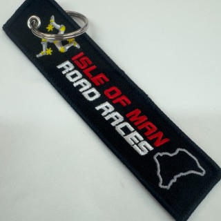 Fabric keyring Black Road Racing