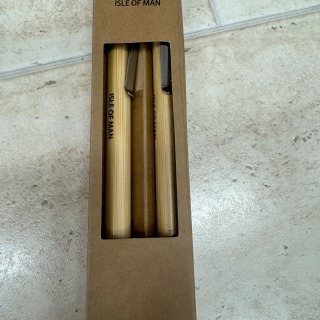 Bamboo pens. Set of 2