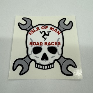 Skull Road Races Sticker