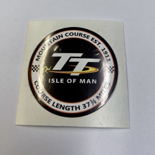 Small TT round sticker
